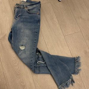 Free People ripped jeans